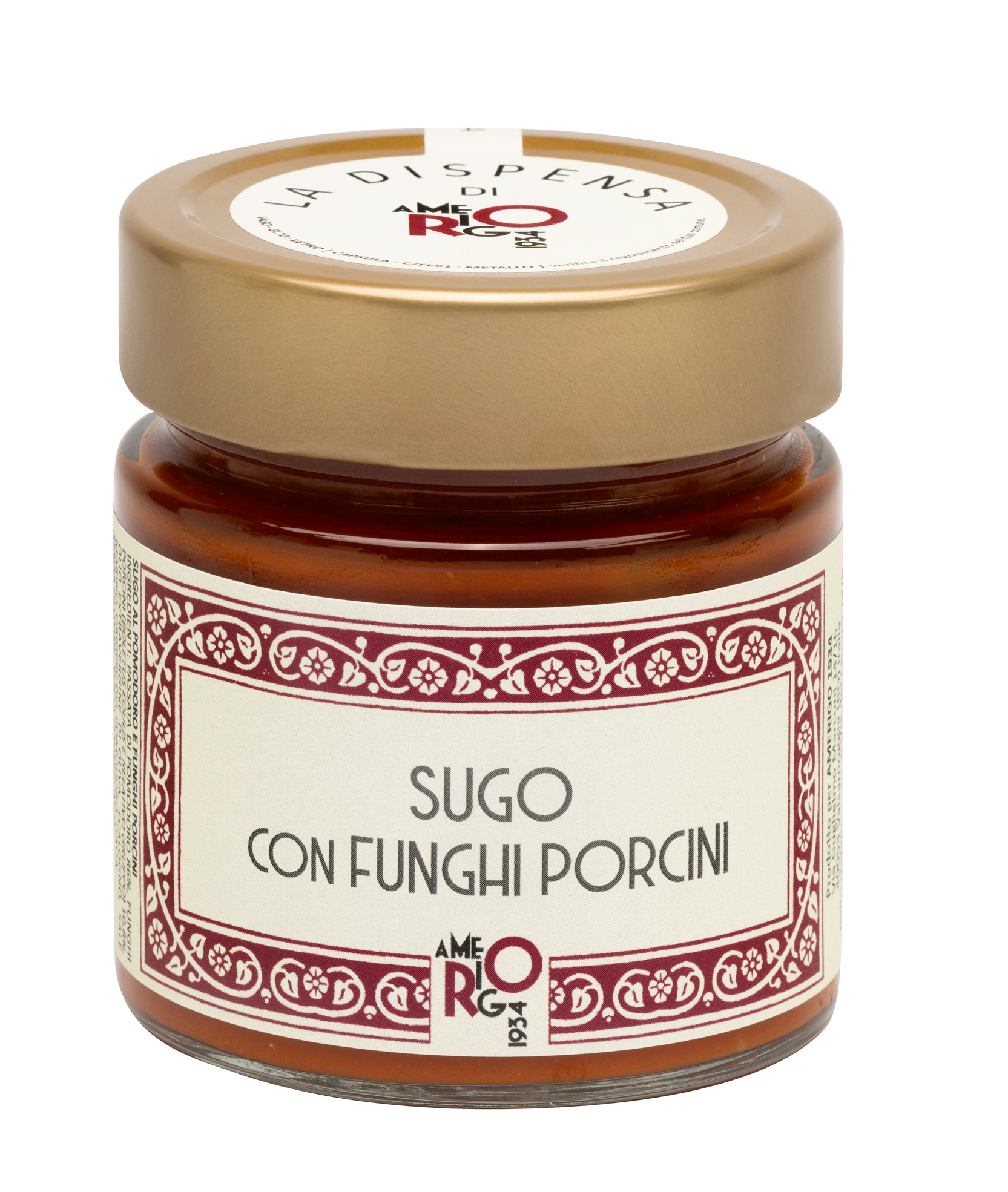 Sugo di pomodoro ai funghi porcini